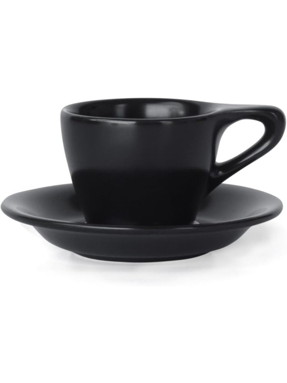 Elegant Porcelain Espresso Cup & Saucer Set - 3 oz, Perfect for Coffee Lovers